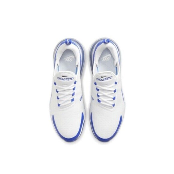 Nike Air Max 270 G Golf Shoes White/Black/Racer Blue CK6483-106 Men’s Size 13 - Picture 4 of 5